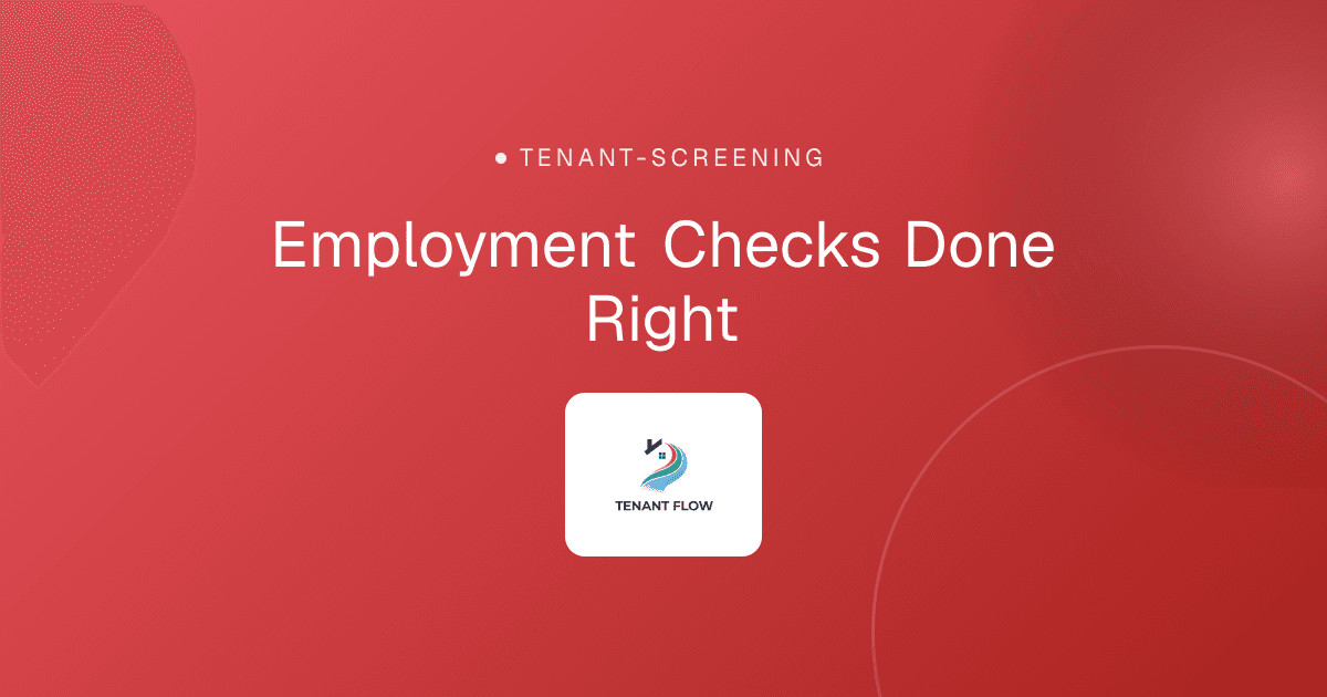 Employment Checks Done Right