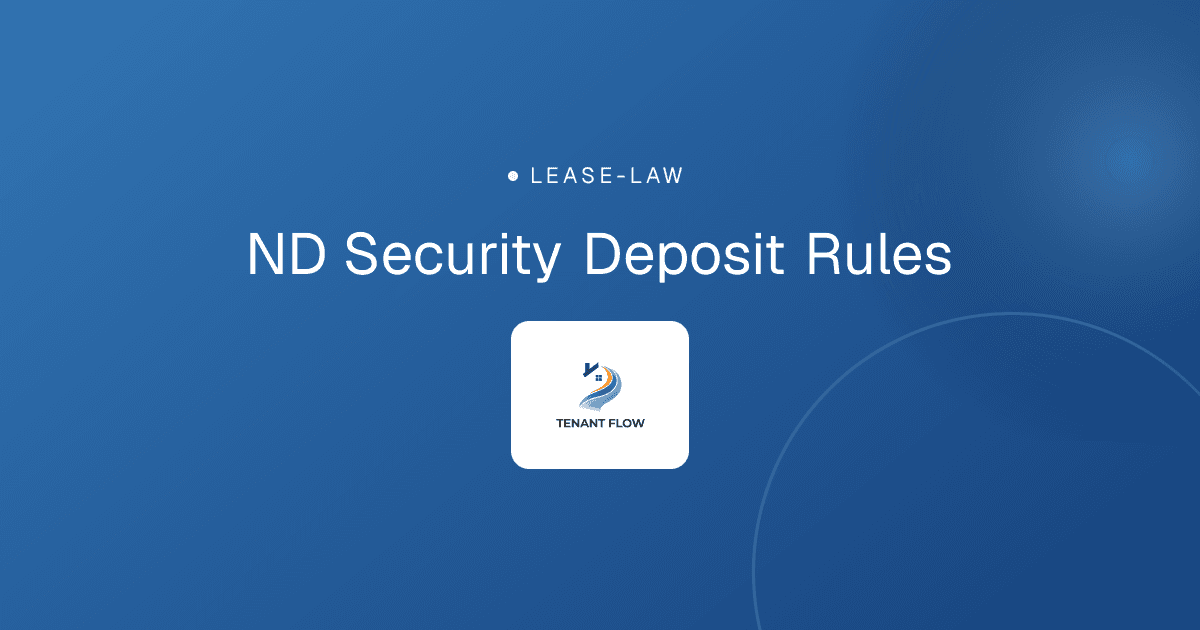 ND Security Deposit Rules
