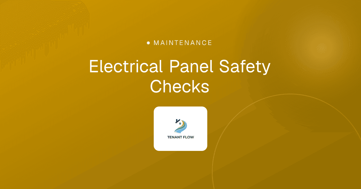 Electrical Panel Safety Checks