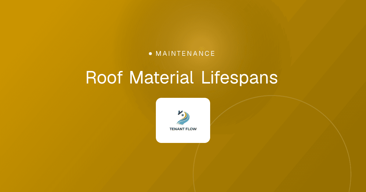 Roof Material Lifespans